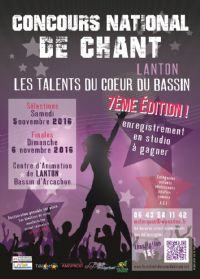 ‘Les talents du cœur du Bassin‘ – Lanton – 7ème édition. Du 5 au 6 novembre 2016 à Lanton. Gironde.  10H0h